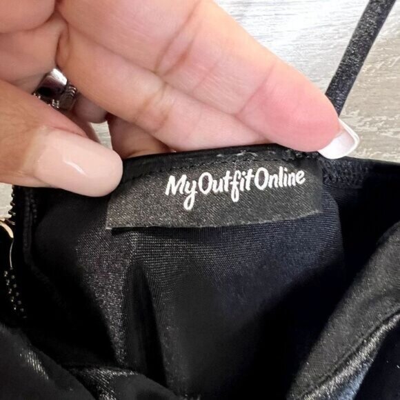 Womens Satin Sweetheart Neckline Wrap Bodycon Backless Corset Sexy Mini - Picture 7 of 8